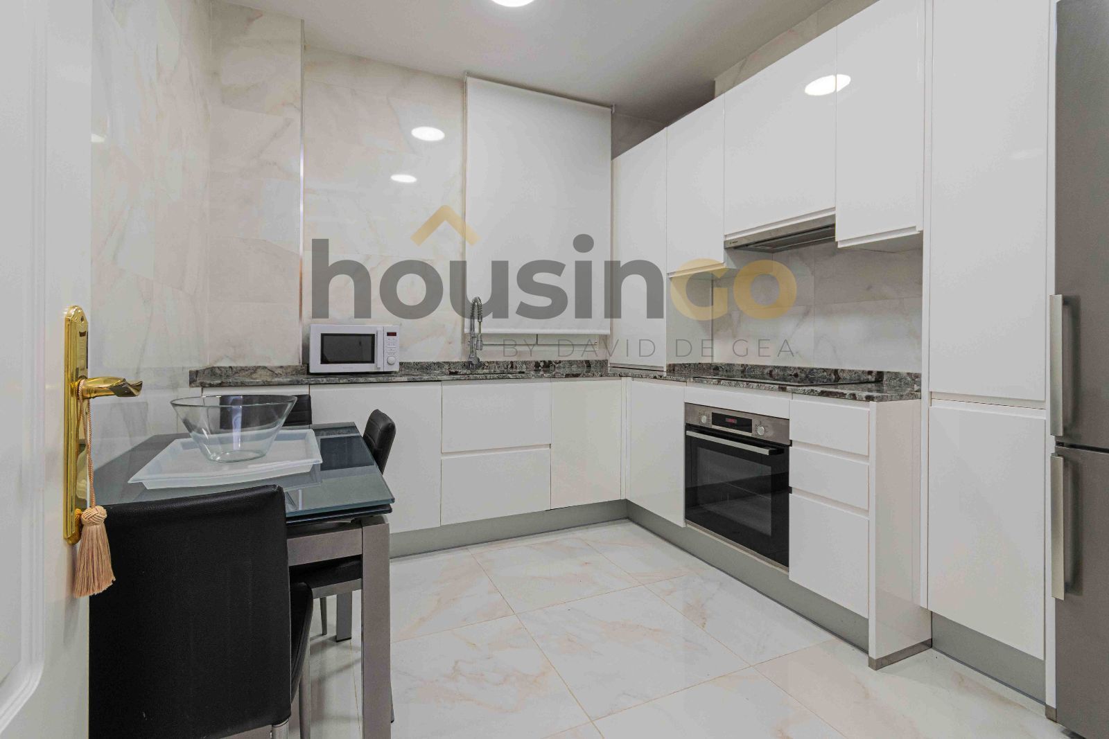 Cocina de Piso de alquiler en  Madrid Capital con Aire acondicionado, Calefacción y Amueblado