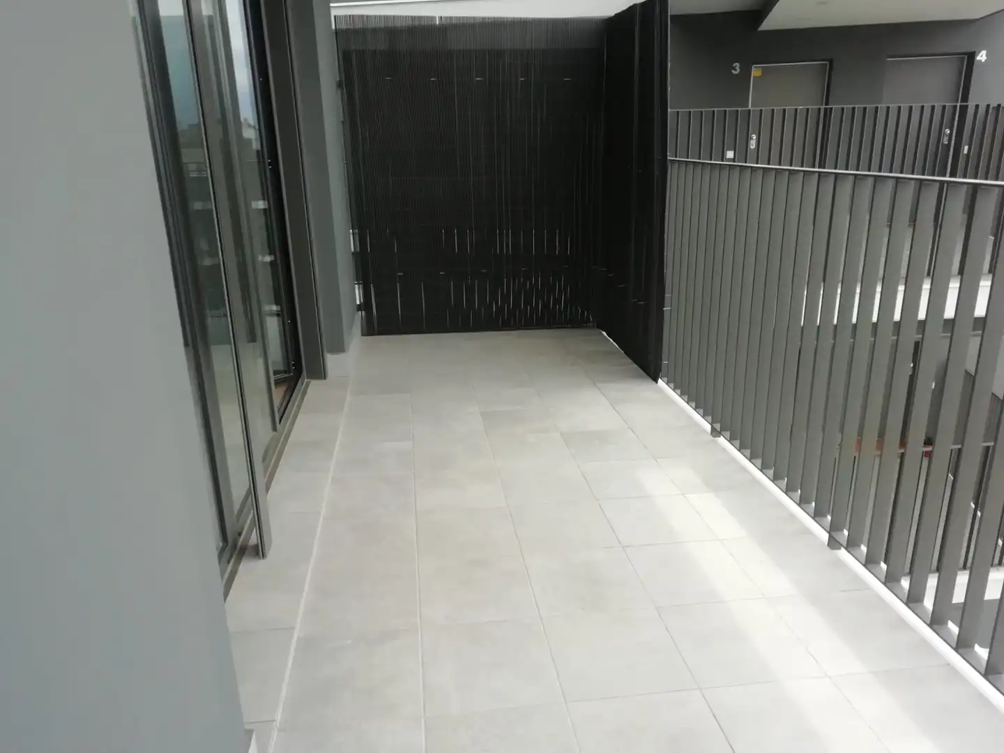 Terrasse von Wohnung zum Verkauf in Terrassa mit Klimaanlage, Heizung und Parkett