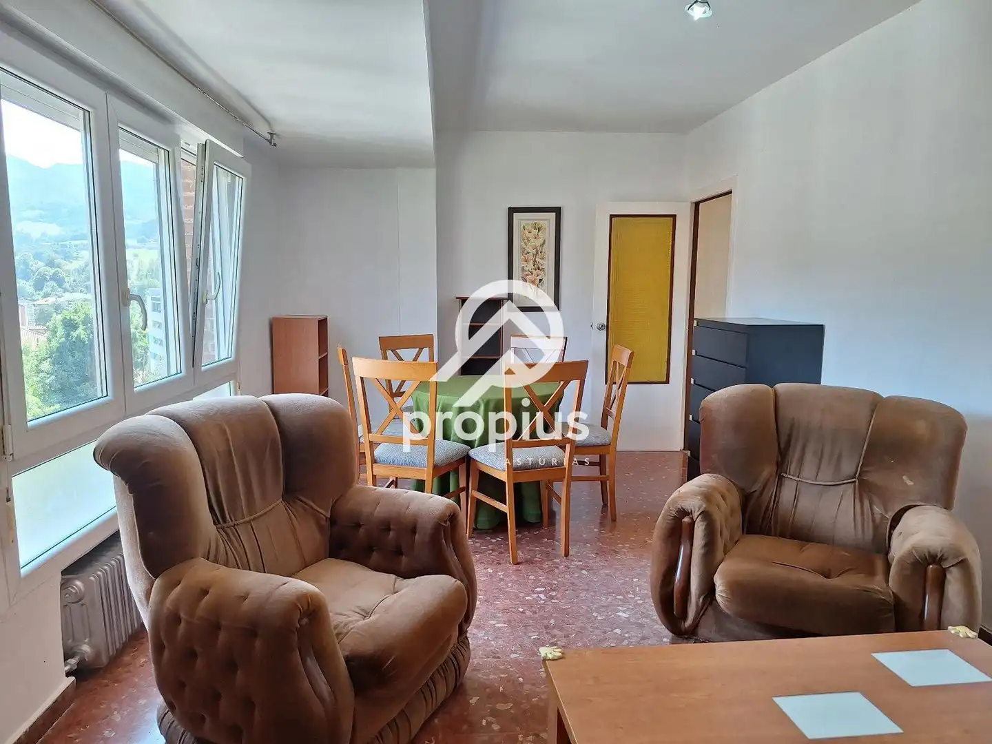 Living room of Flat for sale in Piloña  with Heating and Furnished