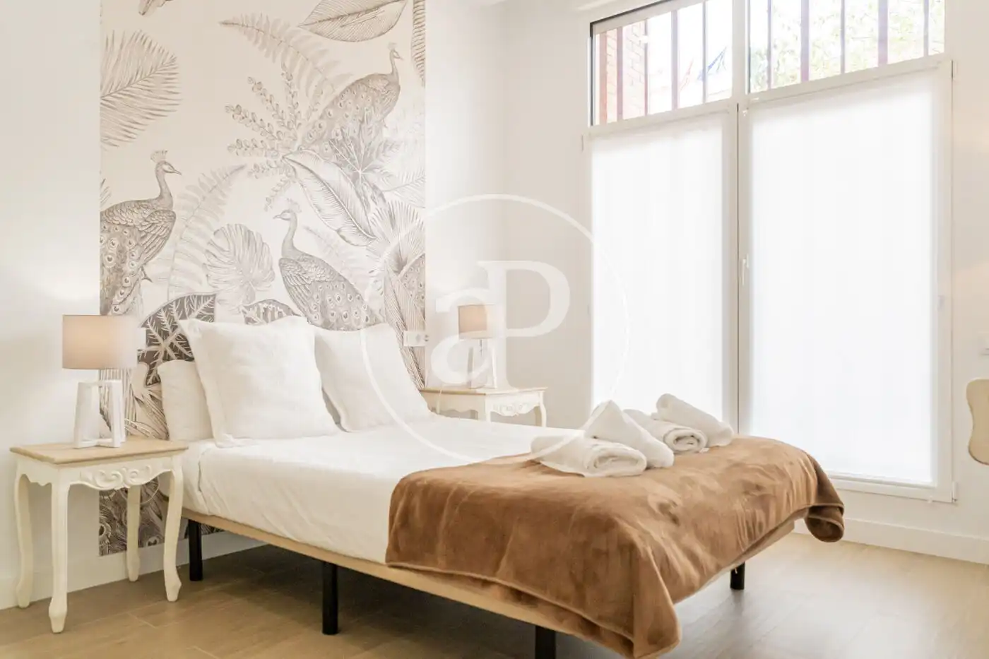 Bedroom of Flat for rent in Madrid  with Air Conditioner, Heating and Furnished