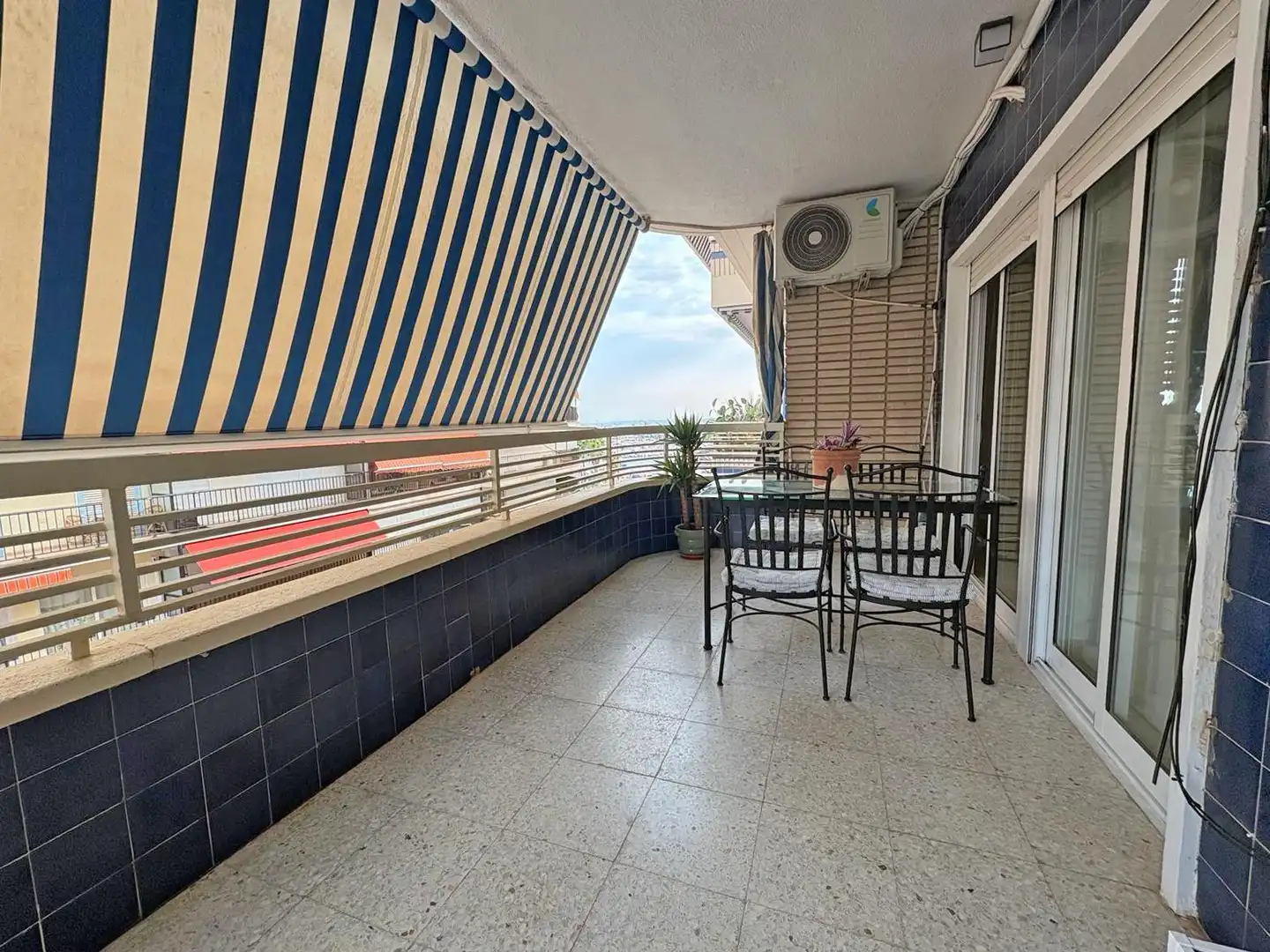 Terrace of Flat for rent in Santa Pola  with Heating, Terrace and Furnished