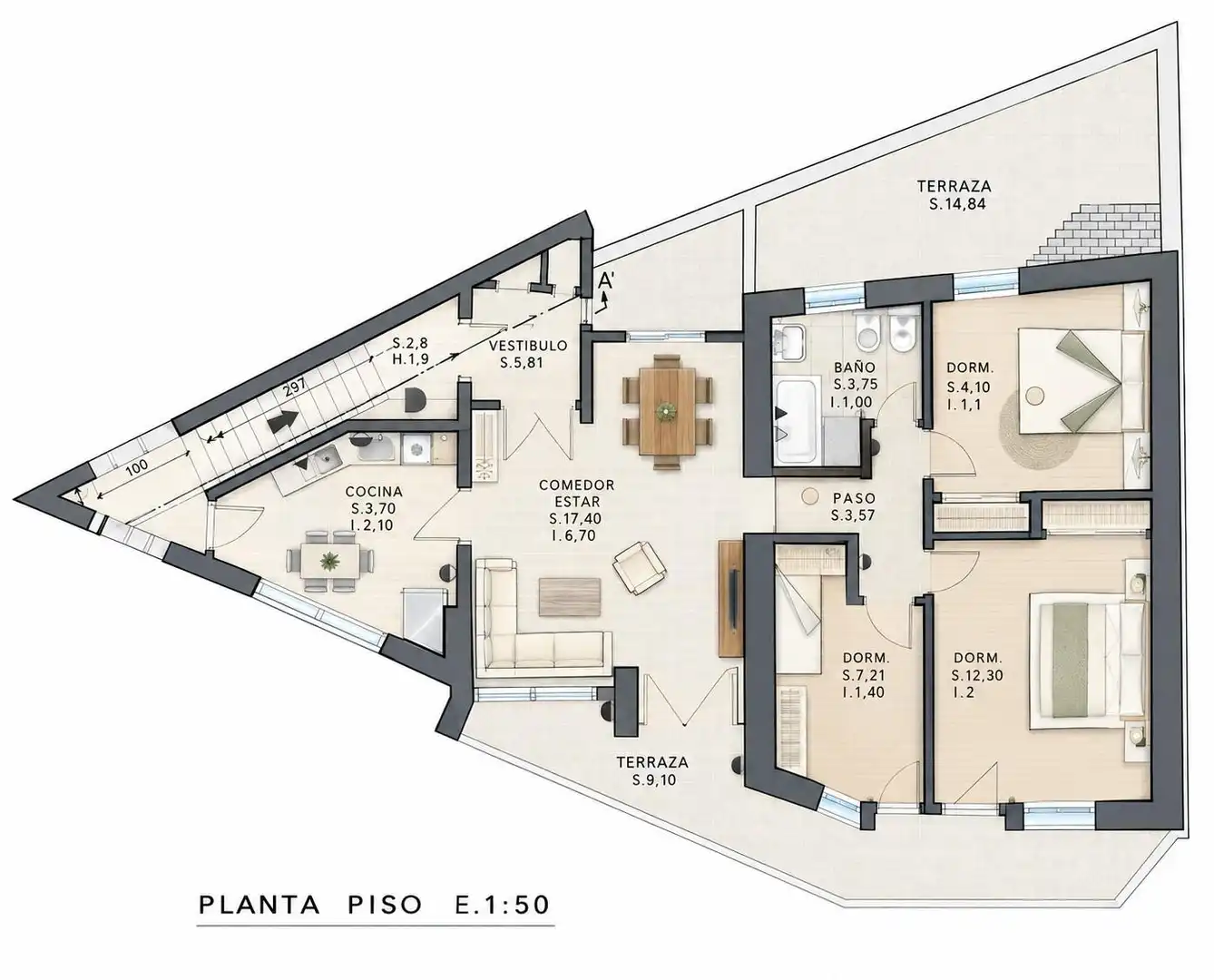Detached house with terrace for sale in Calle CL FLORIDABLANCA, imagen 39