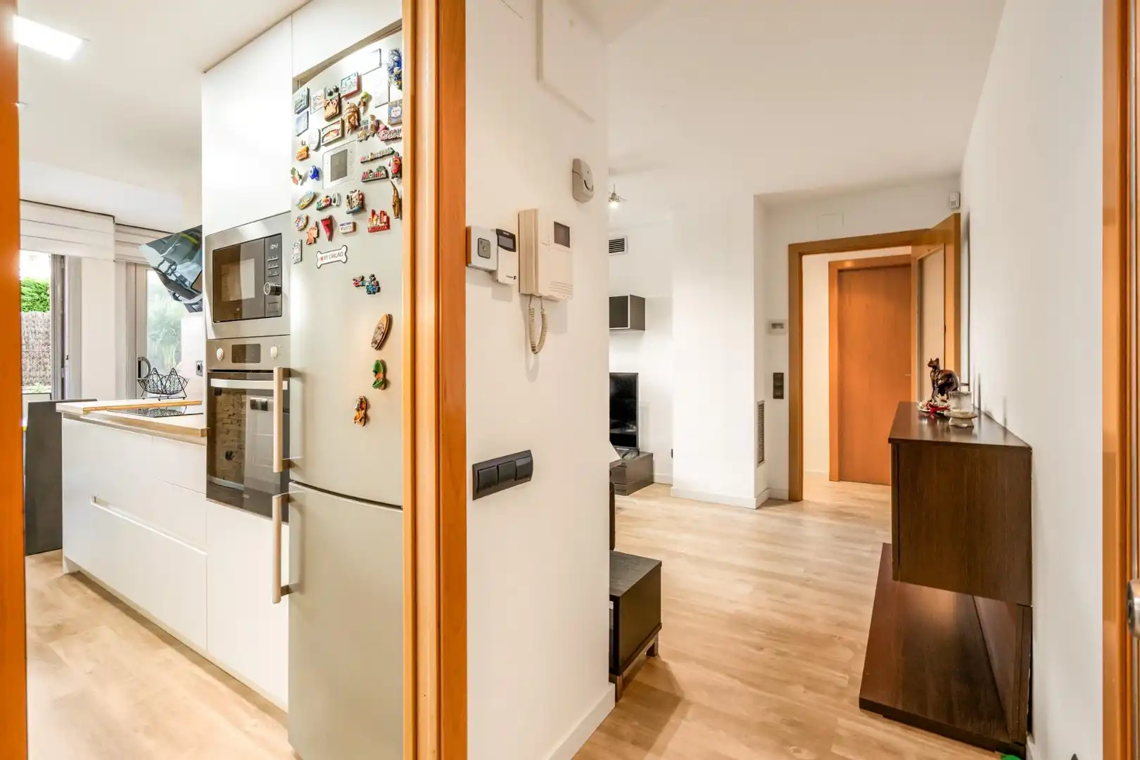 Küche von Wohnung zum Verkauf in Montcada i Reixac mit Klimaanlage, Heizung und Parkett