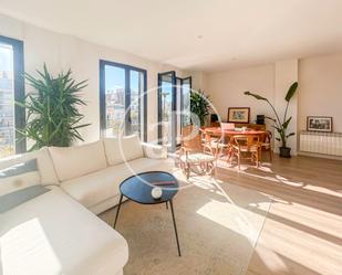 Living room of Attic to rent in  Barcelona Capital  with Air Conditioner, Heating and Terrace