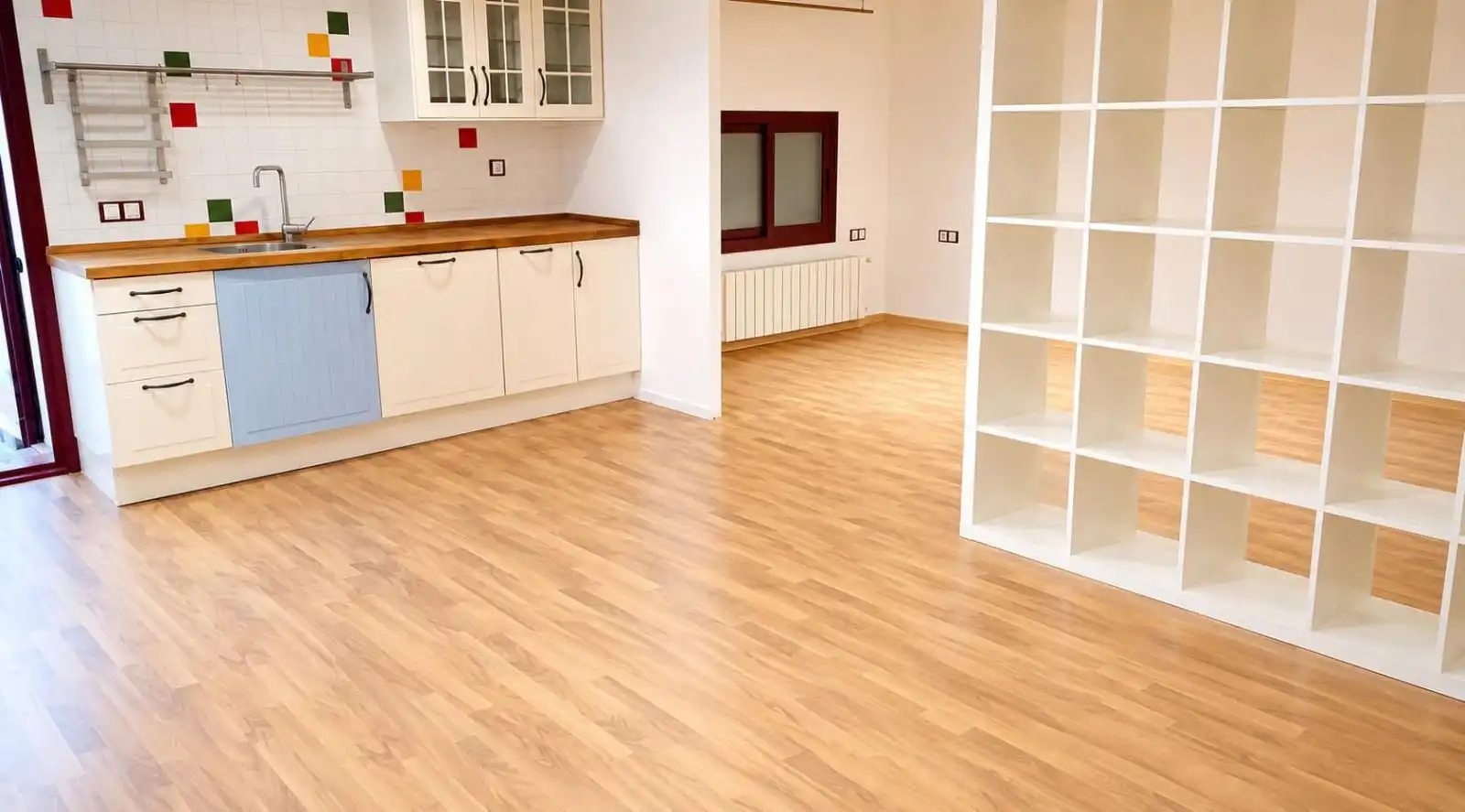 Kitchen of Flat for sale in Sabadell  with Air Conditioner and Heating