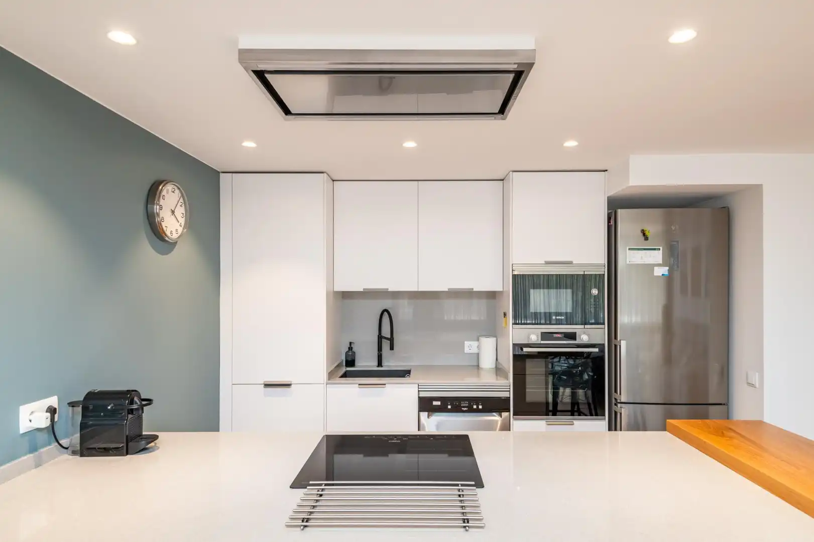 Kitchen of Flat for rent in Girona  with Air Conditioner, Heating and Furnished