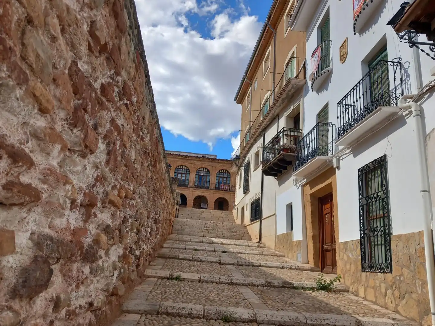 Exterior view of Houses for sale in Alcaraz  with Furnished