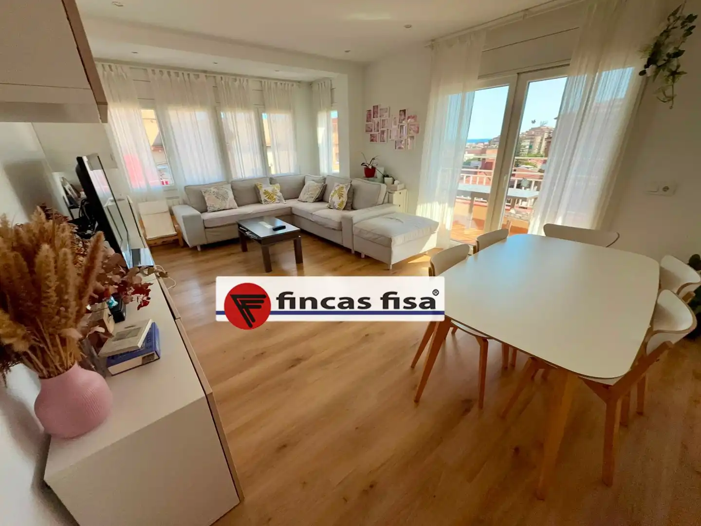 Sala d'estar de Pis en venda en Premià de Mar amb Aire condicionat, Calefacció i Terrassa