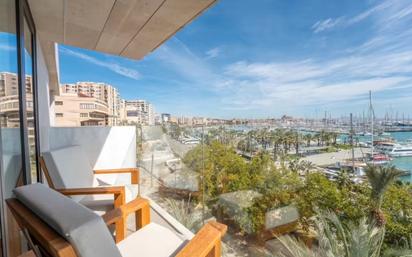 Terrassa de Apartament de lloguer en  Palma de Mallorca amb Aire condicionat, Parquet i Moblat