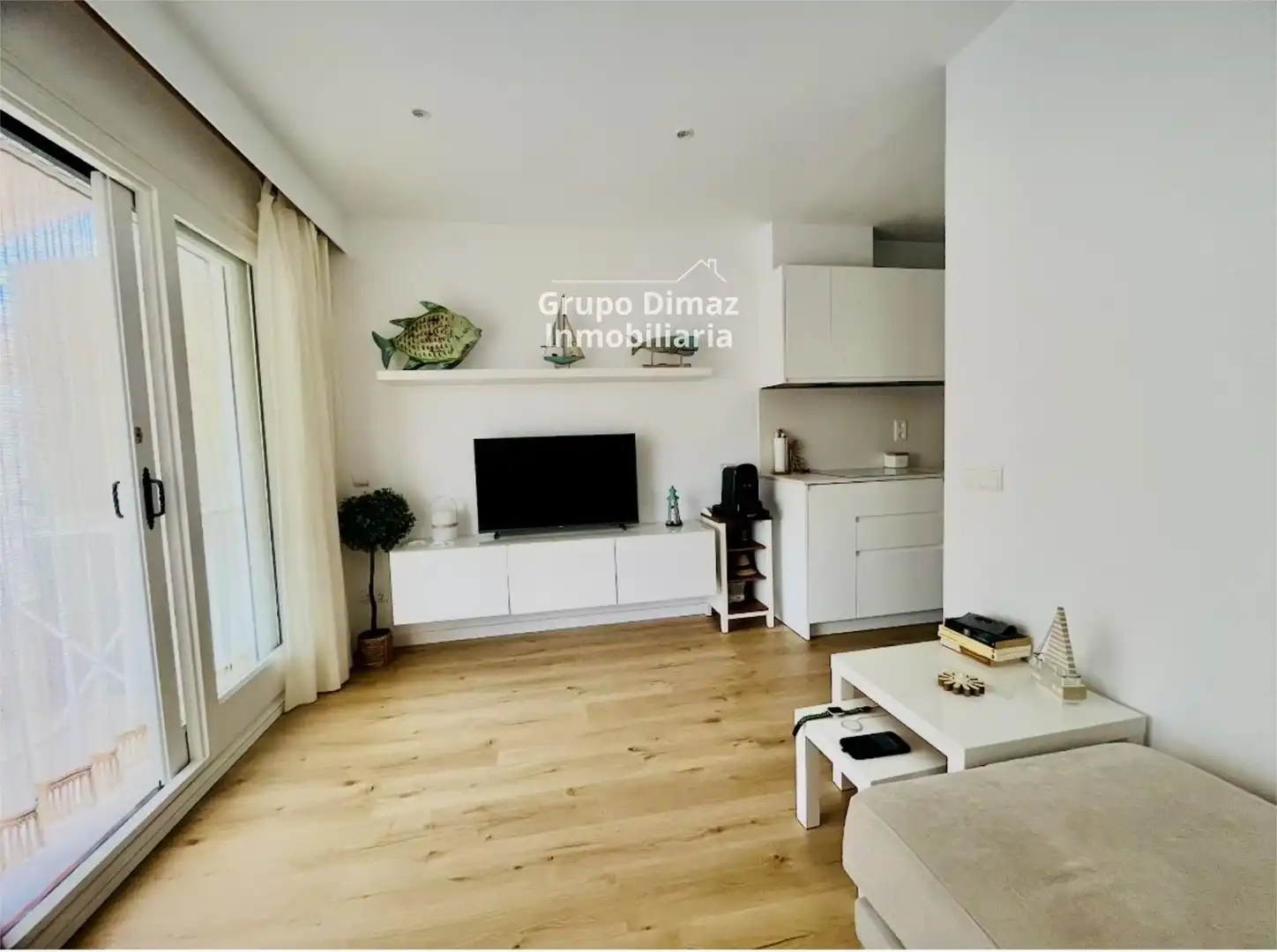 Living room of Flat for rent in Palafrugell  with Terrace, Swimming Pool and Community pool