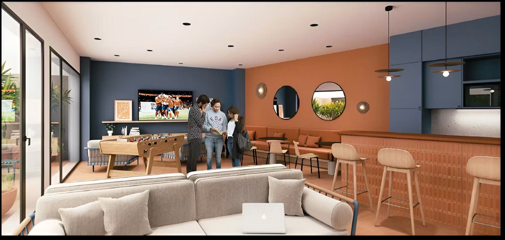 Living room of Flat to rent in  Valencia Capital  with Air Conditioner, Heating and Furnished