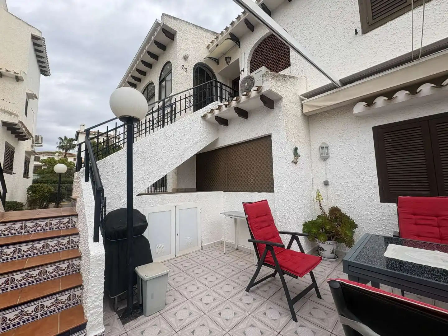 Terrasse von Wohnungen zum Verkauf in Orihuela mit Klimaanlage, Heizung und Schwimmbad