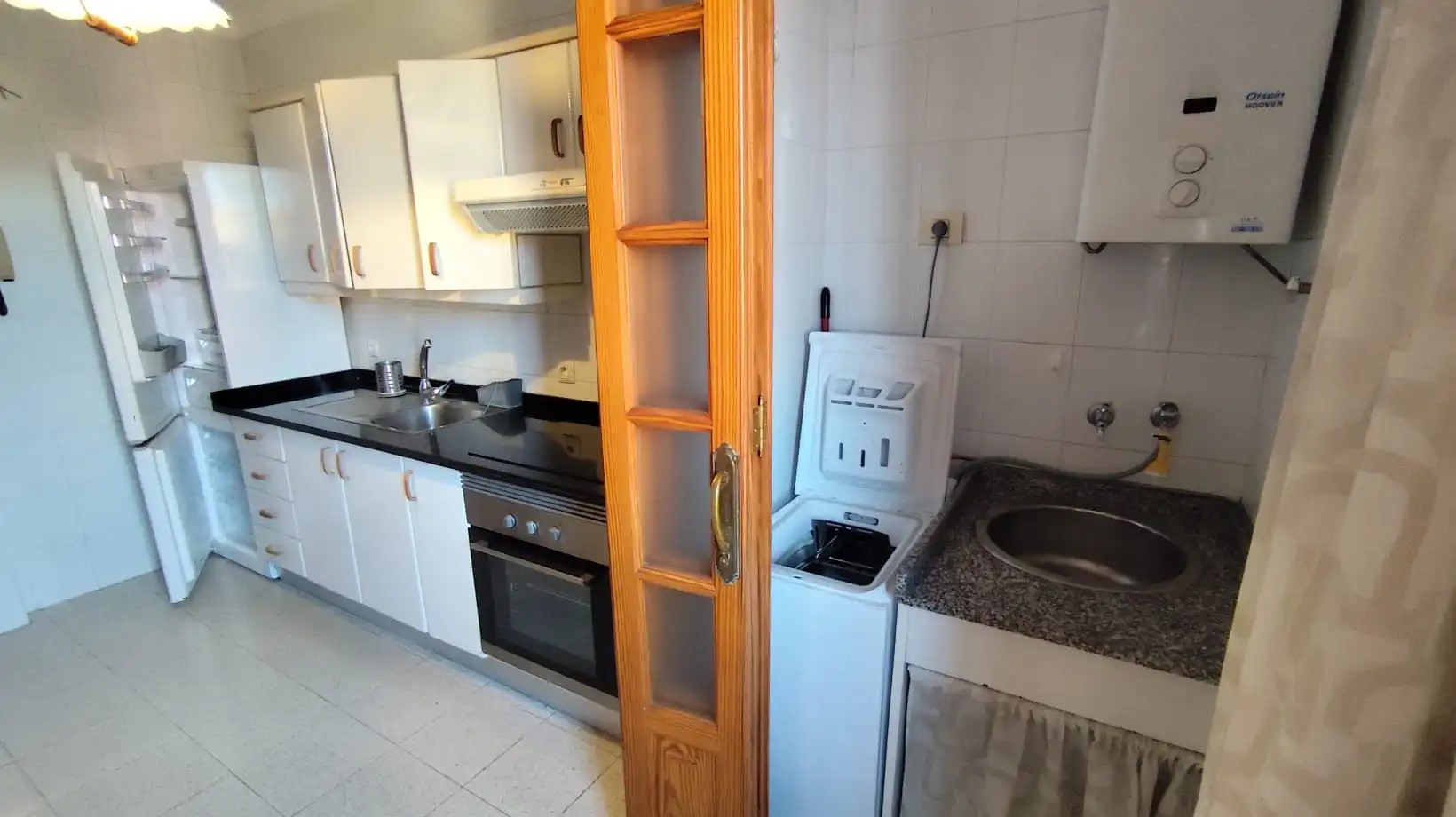 Cocina de Piso de alquiler en San Cristóbal de la Laguna con Amueblado, Horno y Lavadora