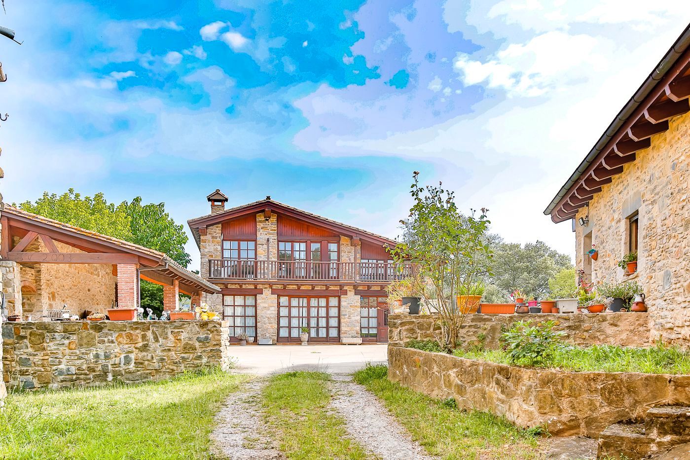 Exterior view of Country house for sale in Olot