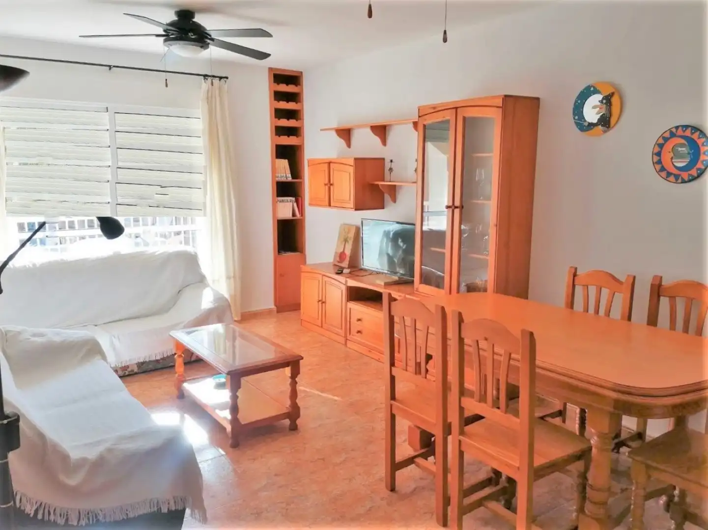 Sala de estar de Piso en venta en Águilas con Aire acondicionado, Calefacción y Amueblado