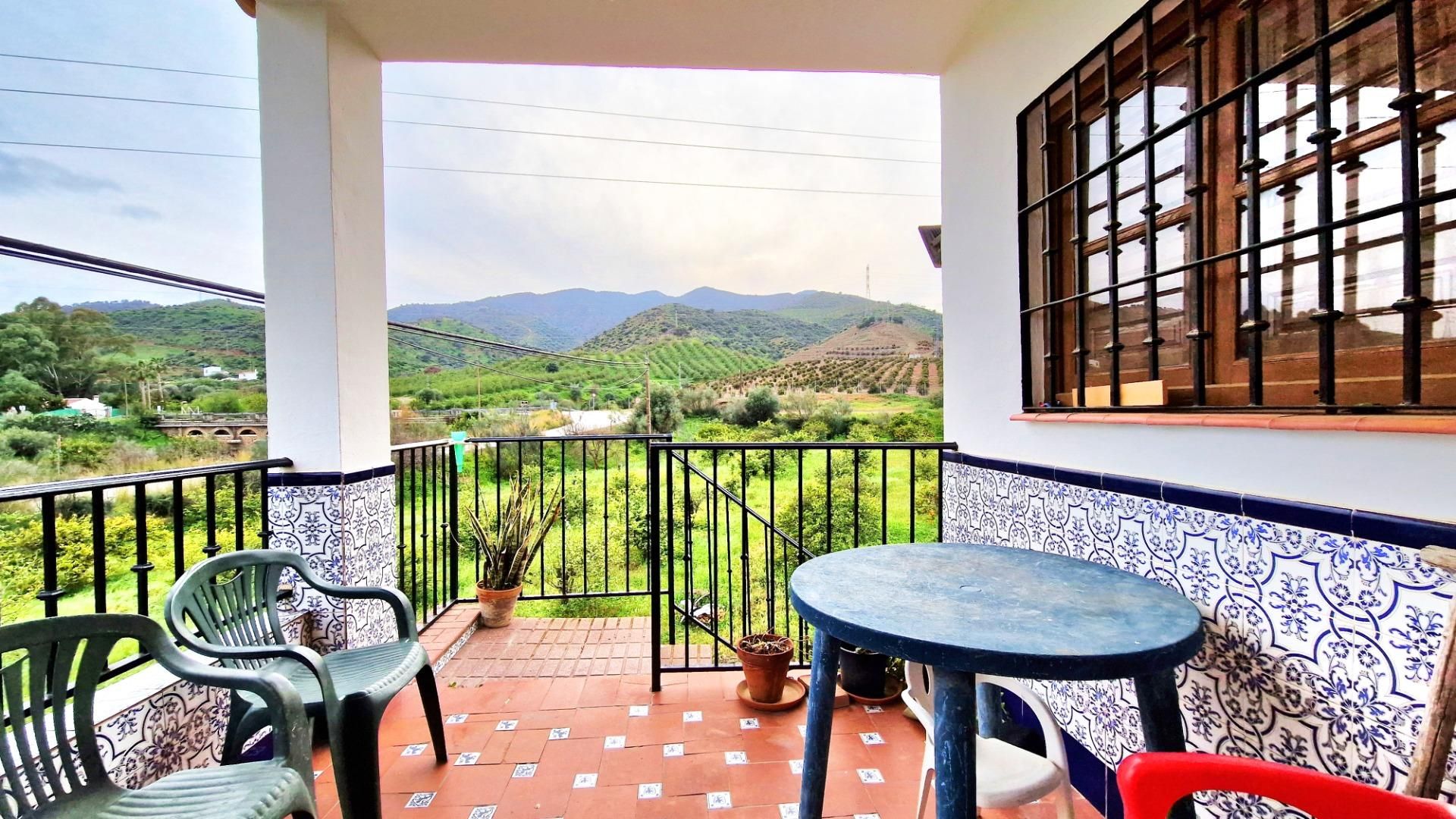 Terrassa de Finca rústica en venda en Álora amb Aire condicionat, Jardí privat i Terrassa