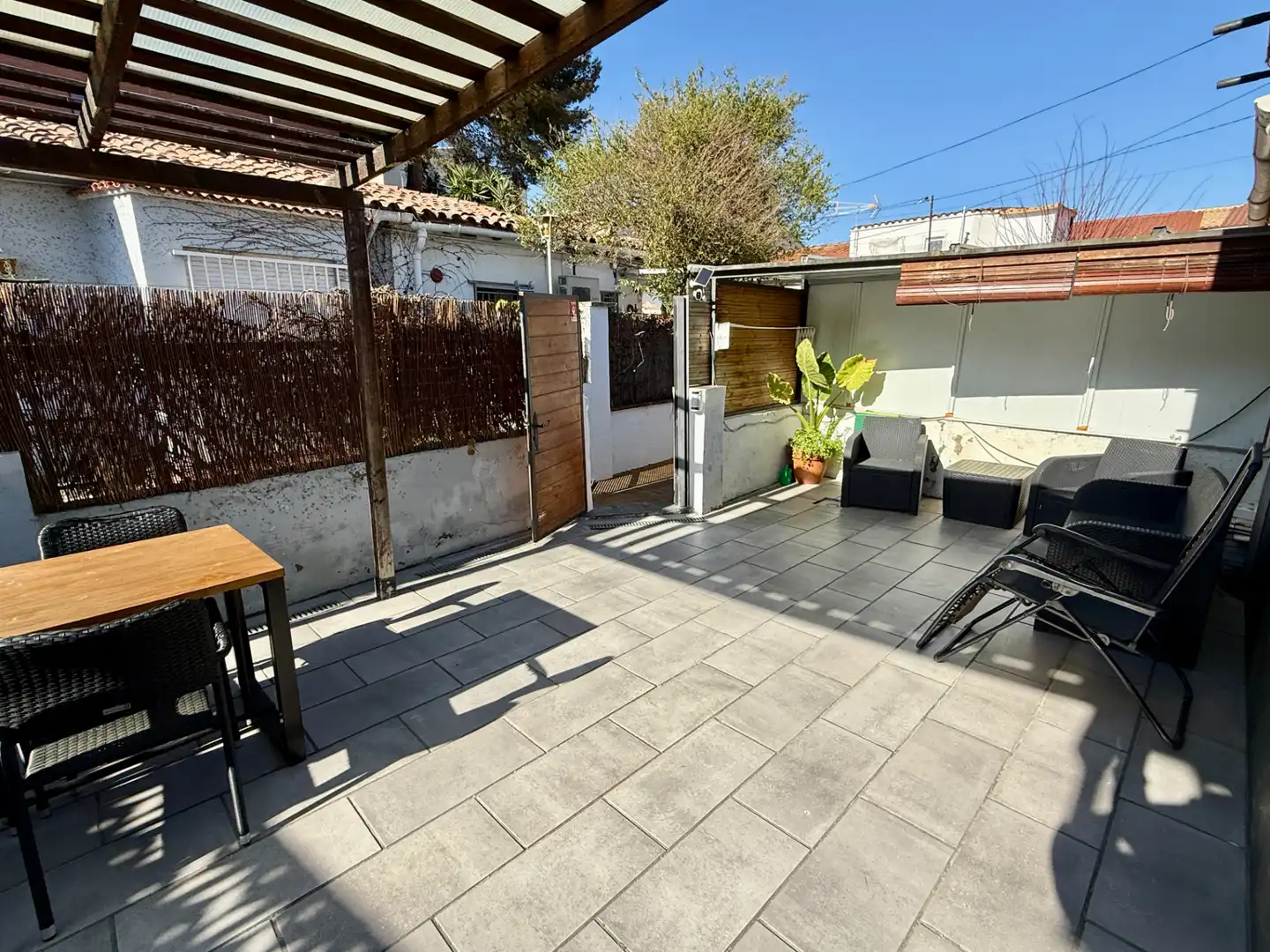Terraza de Casa adosada en venta en Barcelona con Aire acondicionado, Calefacción y Jardín privado