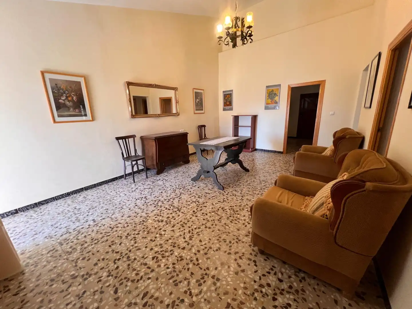 Sala d'estar de Casa o xalet en venda en Pulpí amb Jardí privat, Terrassa i Traster