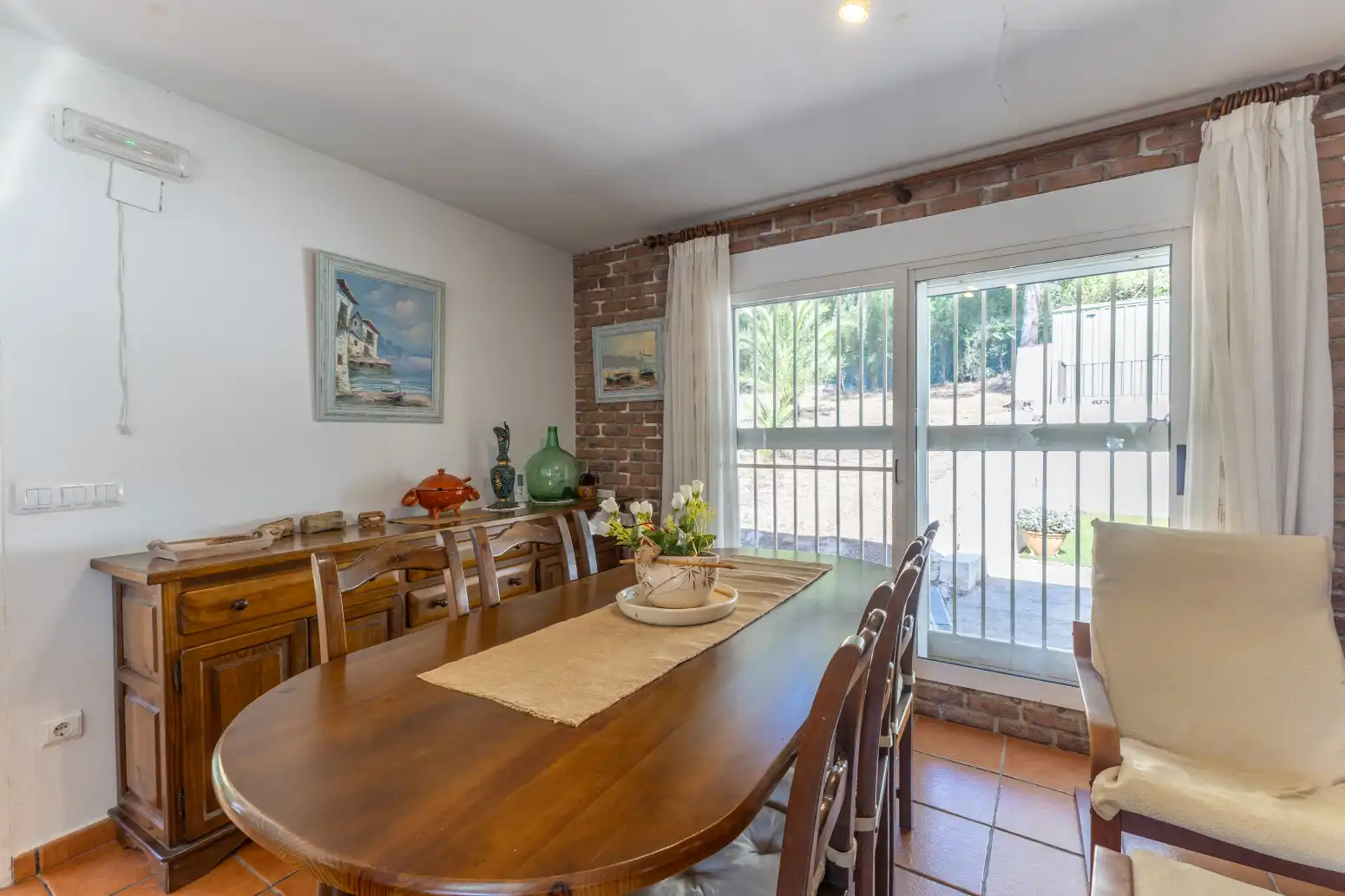Menjador de Casa o xalet en venda en Albalat dels Tarongers amb Terrassa i Moblat
