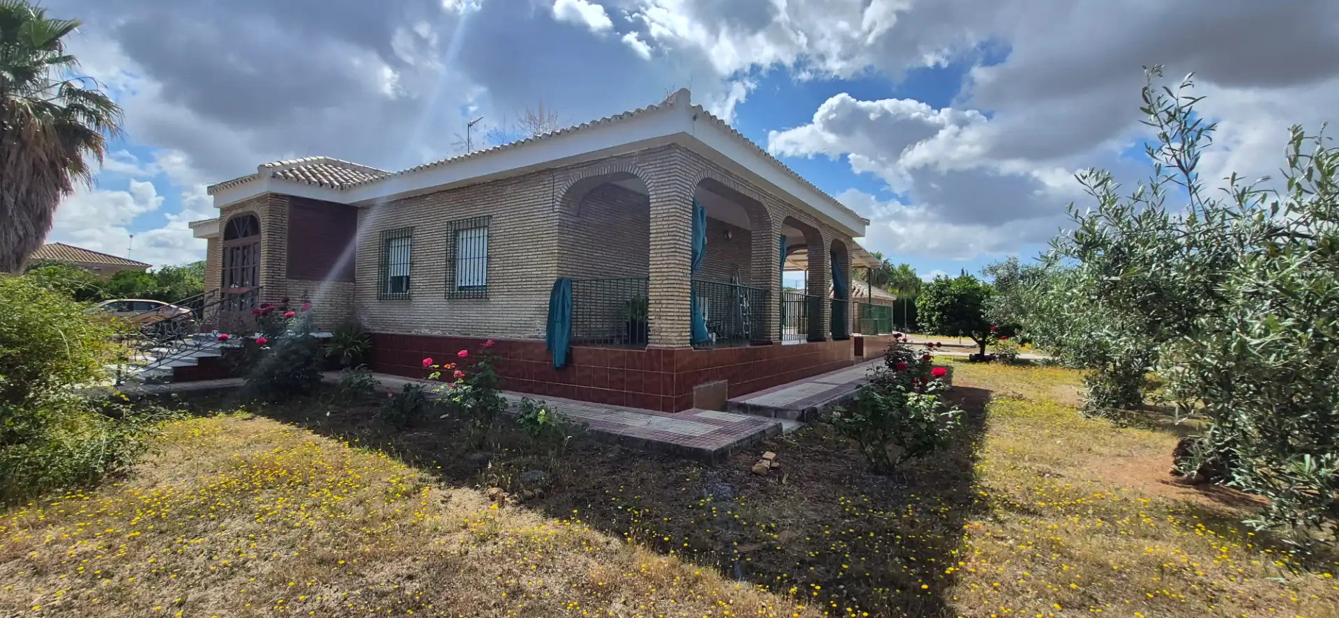 Vista exterior de Casa o chalet en venta en Carmona con Aire acondicionado, Calefacción y Jardín privado