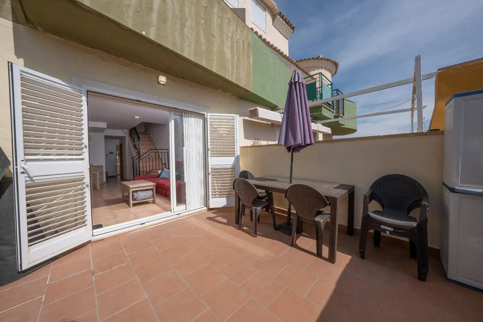 Terraza de Casa o chalet en venta en Finestrat con Aire acondicionado, Calefacción y Jardín privado