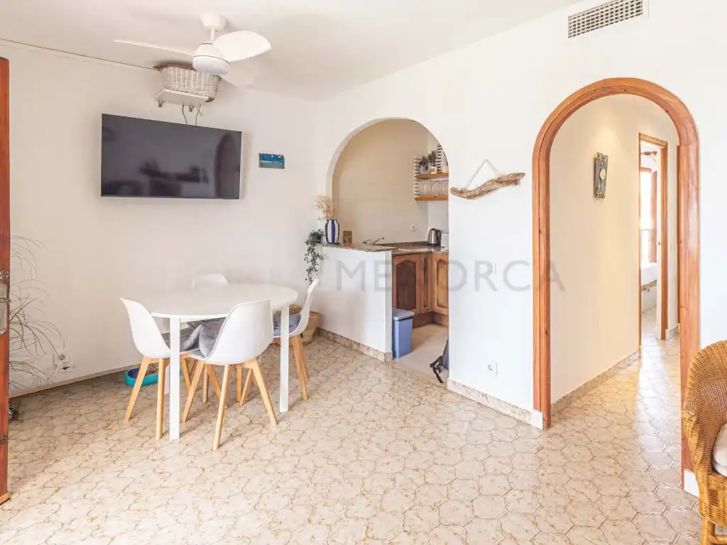 Cuina de Apartament en venda en Alaior amb Aire condicionat, Terrassa i Piscina