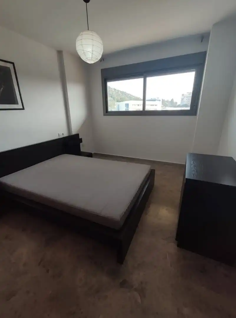 Schlafzimmer von Wohnung zur Miete in Málaga mit Klimaanlage, Terrasse und Abstellraum