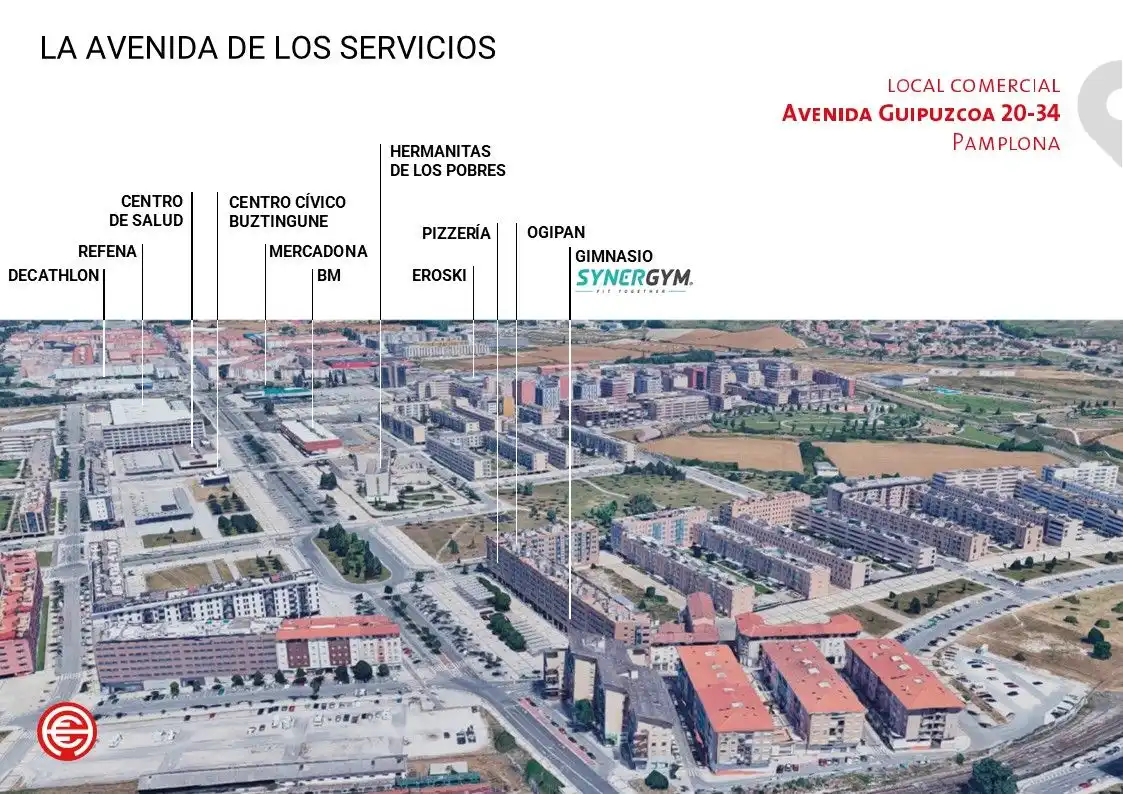 Exterior view of Commercial properties for rent in  Pamplona / Iruña  with Heating