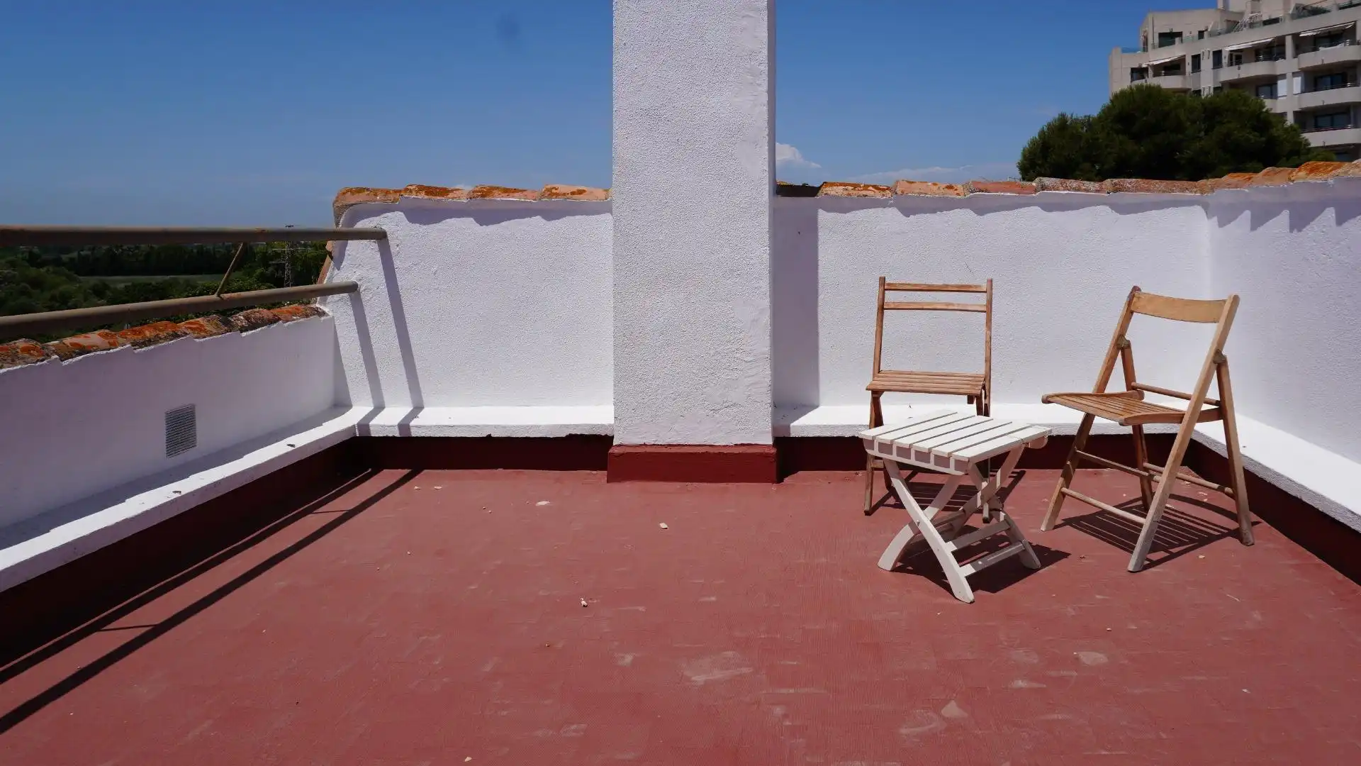 Terrasse von Dachboden zum Verkauf in El Puig de Santa Maria mit Privatgarten, Terrasse und Balkon