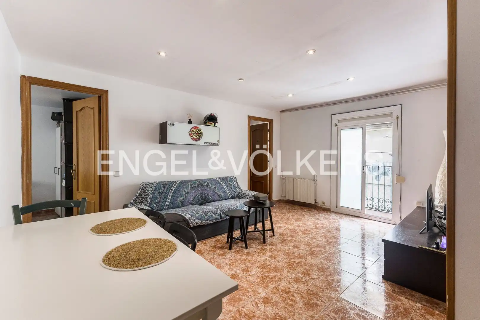 Living room of Flat for sale in Barcelona  with Heating and Terrace