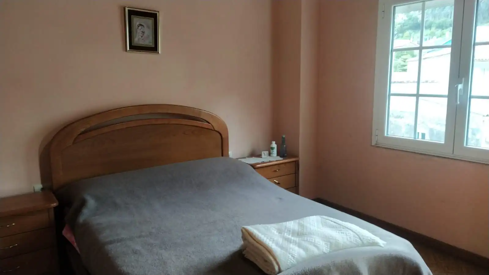 Dormitori de Casa o xalet en venda en Cariño amb Jardí privat, Parquet i Terrassa