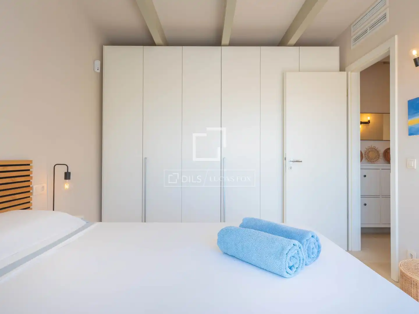 Schlafzimmer von Haus oder Chalet zum Verkauf in Santa Eulària des Riu mit Klimaanlage, Heizung und Terrasse