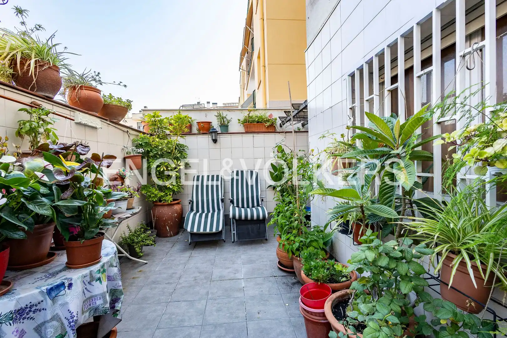 Terrasse von Wohnung zum Verkauf in Molins de Rei mit Klimaanlage, Heizung und Parkett