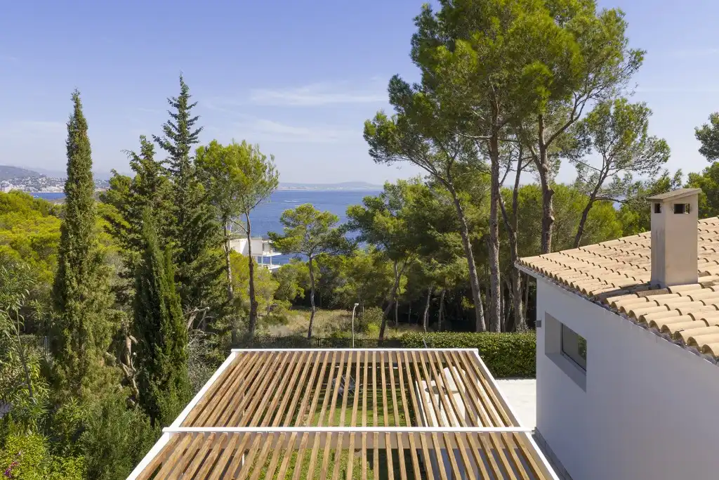 Terrassa de Casa o xalet en venda en Calvià amb Aire condicionat, Calefacció i Jardí privat