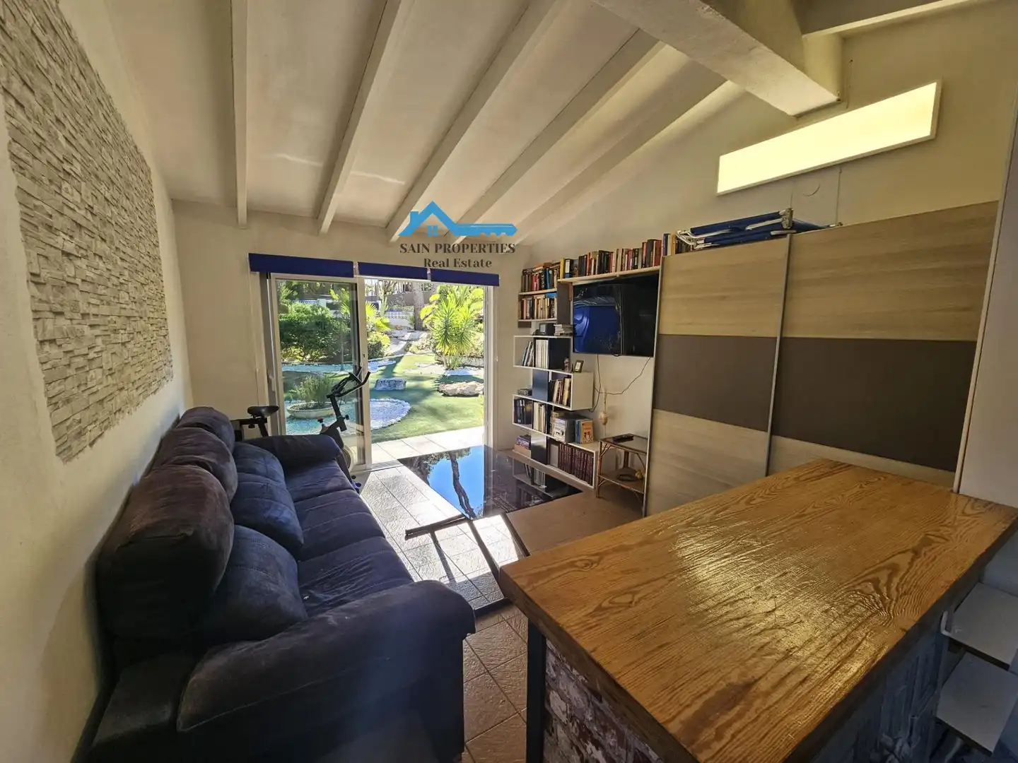 Sala de estar de Casa o chalet en venta en Altea con Aire acondicionado, Calefacción y Jardín privado