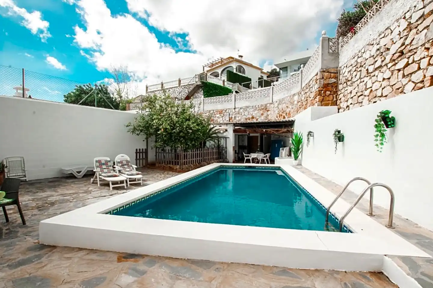 Piscina de Casa o chalet en venta en Benalmádena con Aire acondicionado, Jardín privado y Terraza