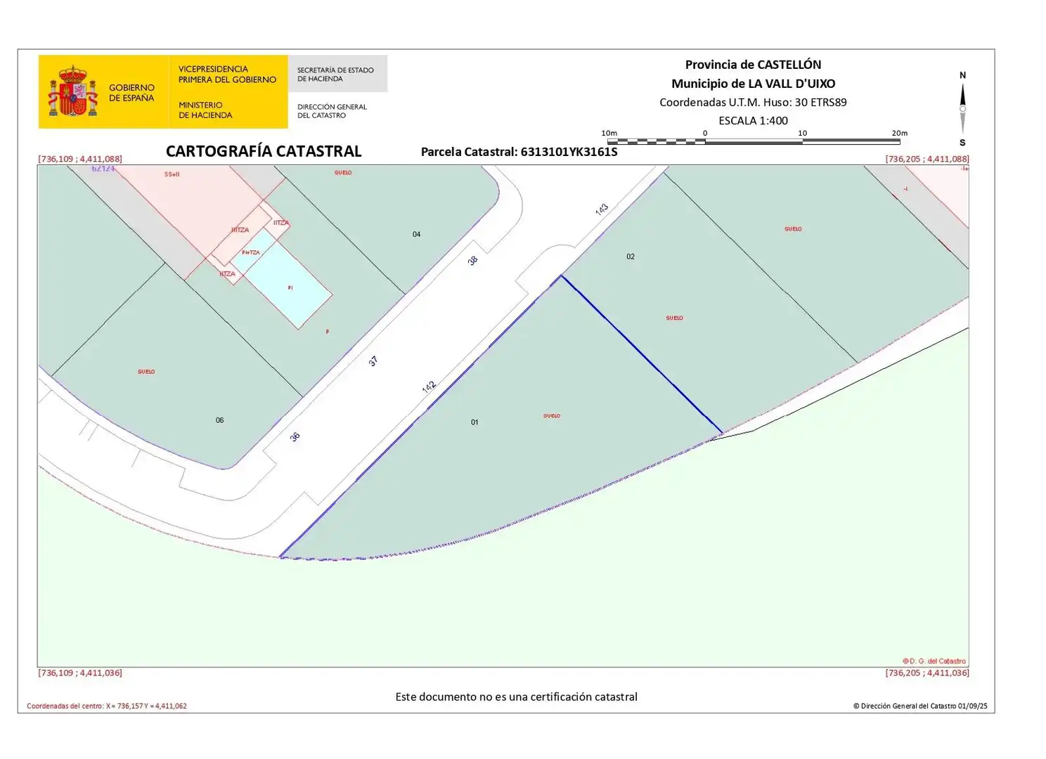 Residential land for sale in La Vall d'Uixó, imagen 2