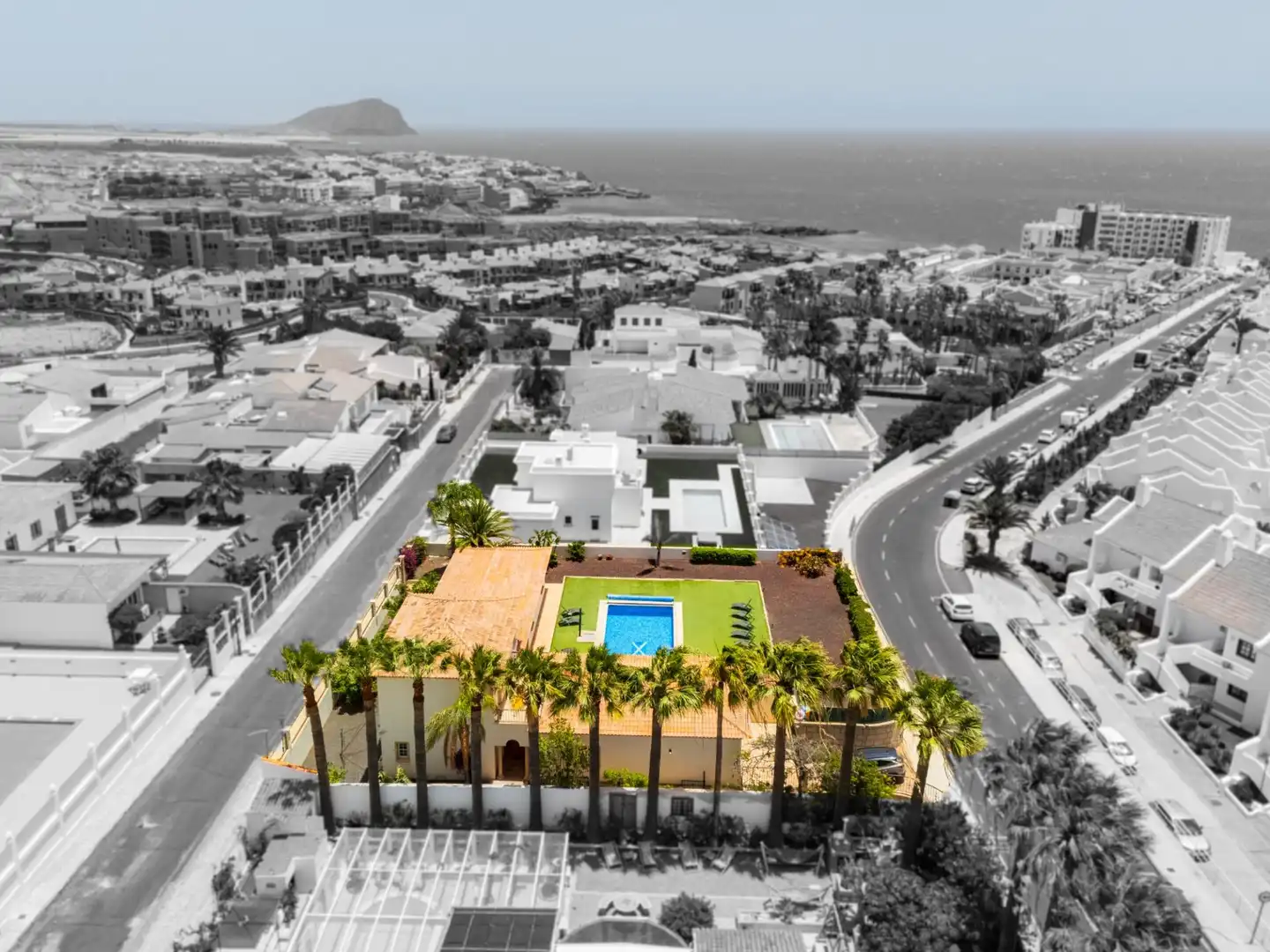 Exterior view of Houses for sale in San Miguel de Abona  with Air Conditioner, Private garden and Terrace