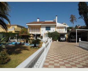 Exterior view of House or chalet for sale in Málaga Capital  with Air Conditioner, Private garden and Terrace