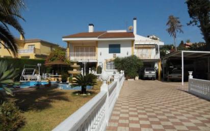 Vista exterior de Casa o xalet en venda en Málaga Capital amb Aire condicionat, Jardí privat i Terrassa