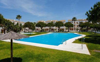 Swimming pool of Apartment for sale in Chiclana de la Frontera  with Private garden, Parquet flooring and Terrace