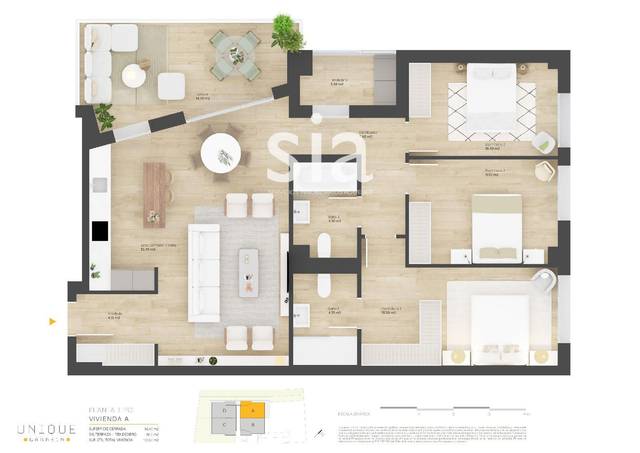 Piso en Venta en Mariana Pineda Muñoz en Salburua - Arantzabela