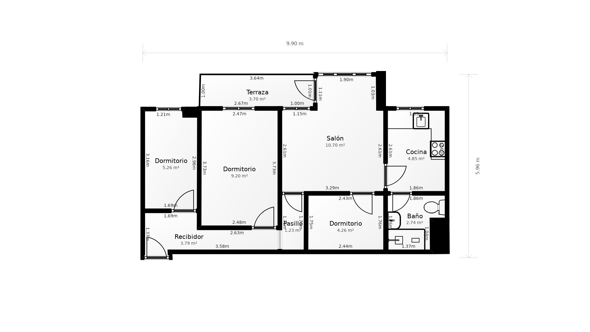 Flat to rent in  Madrid Capital  with Oven and Pets allowed