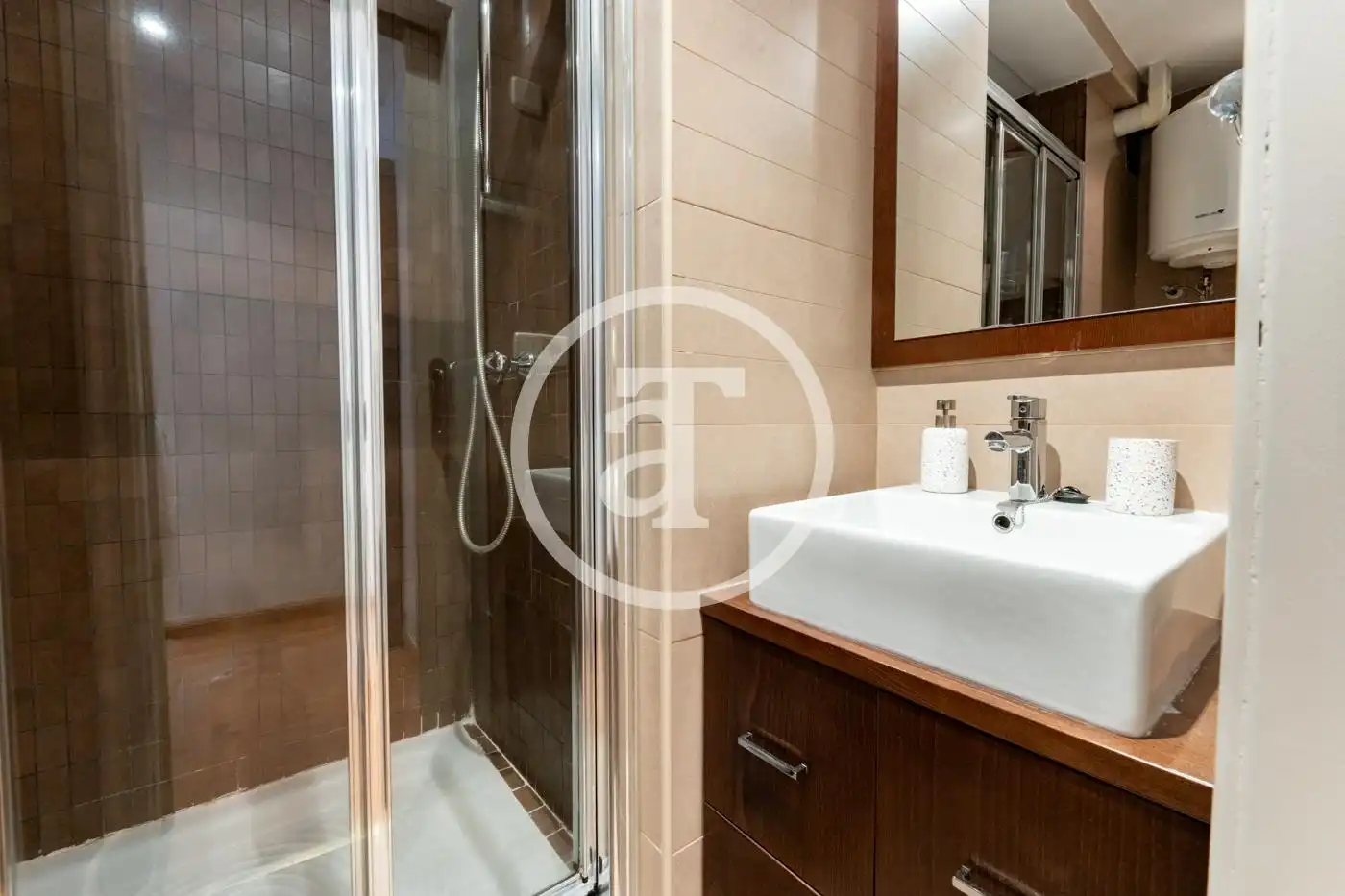 Bathroom of Flat for rent in Madrid  with Heating, Furnished and Oven