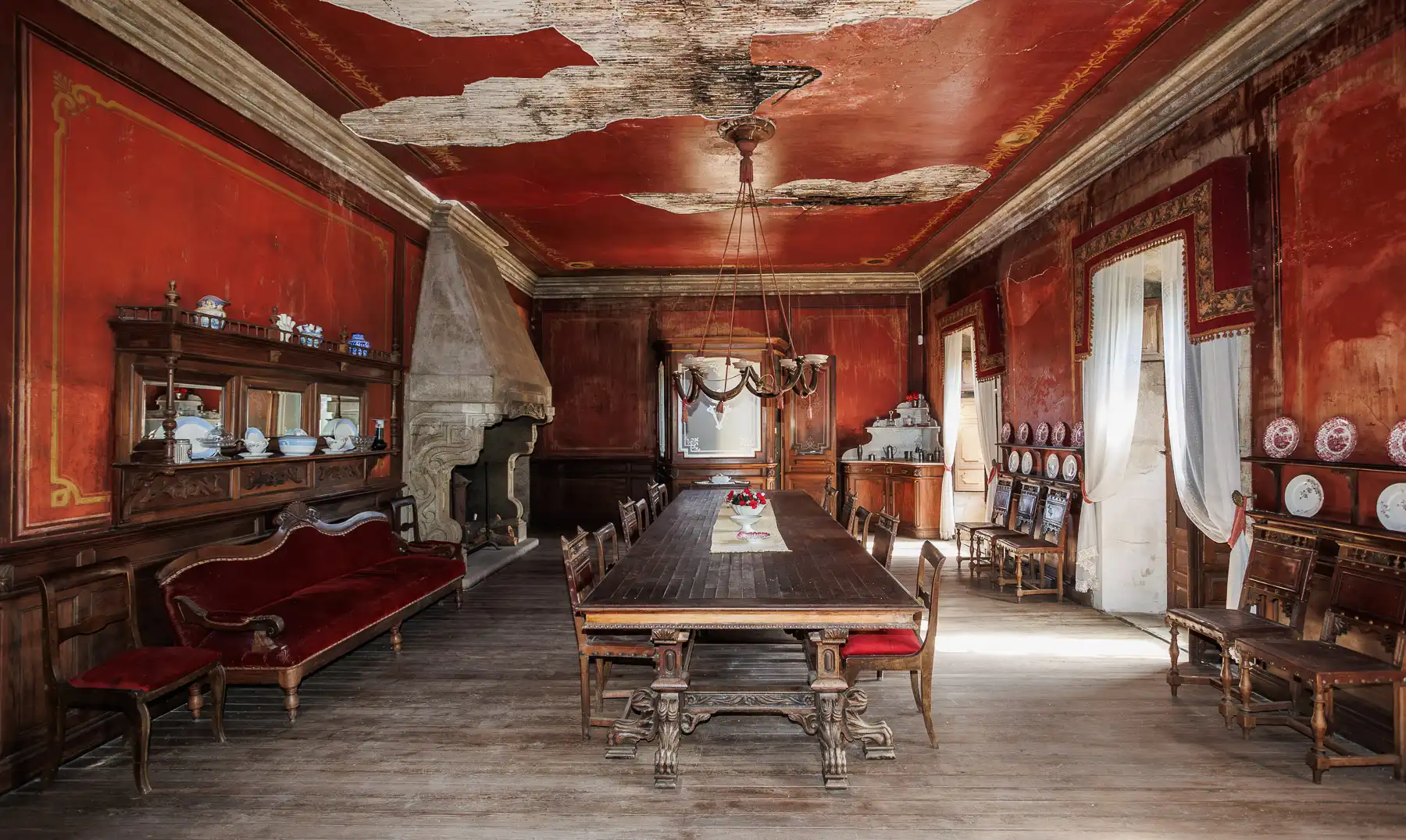Dining room of Country homes for sale in Bóveda  with Furnished
