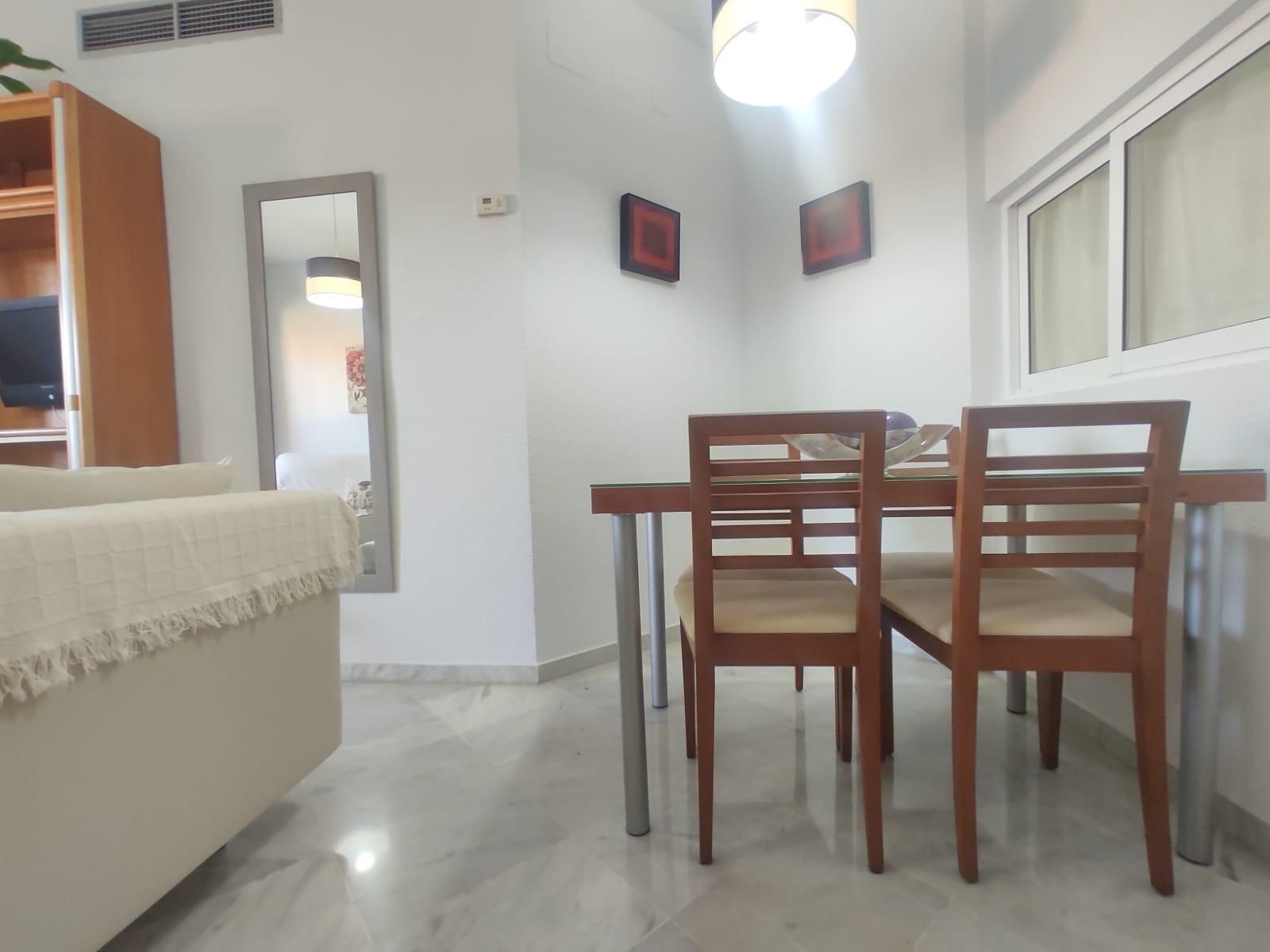Dining room of Flat for sale in Dos Hermanas  with Air Conditioner, Heating and Community pool