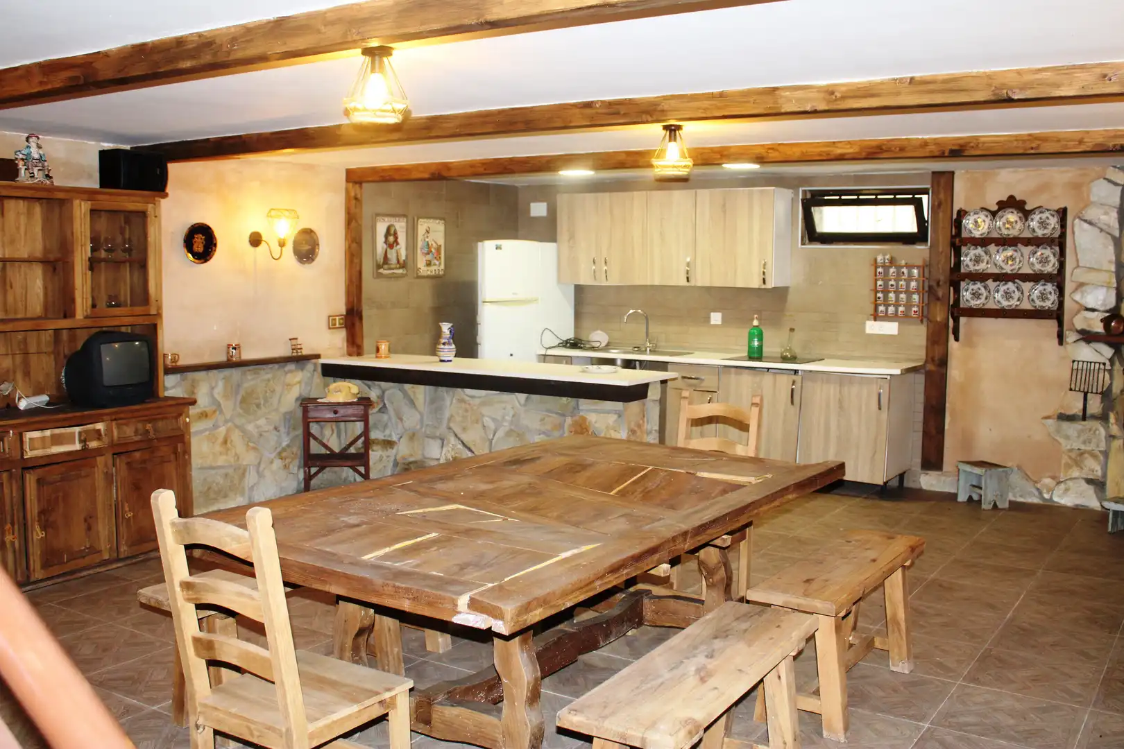 Cocina de Finca rústica en venta en Pitiegua con Aire acondicionado, Jardín privado y Amueblado
