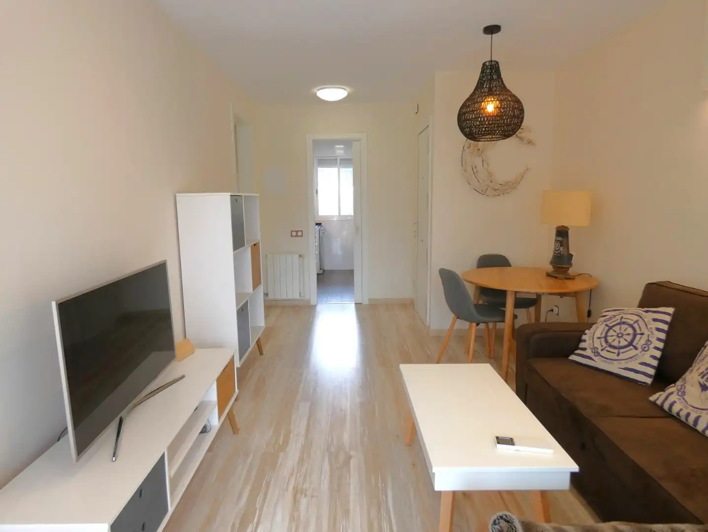 Living room of Flat for sale in Castelldefels  with Air Conditioner, Heating and Parquet flooring