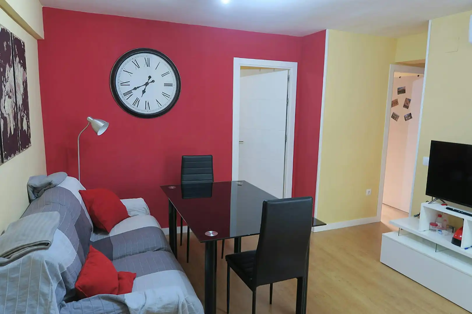 Esszimmer von Wohnung zur untervermieten in Sevilla mit Klimaanlage, Heizung und Möbliert