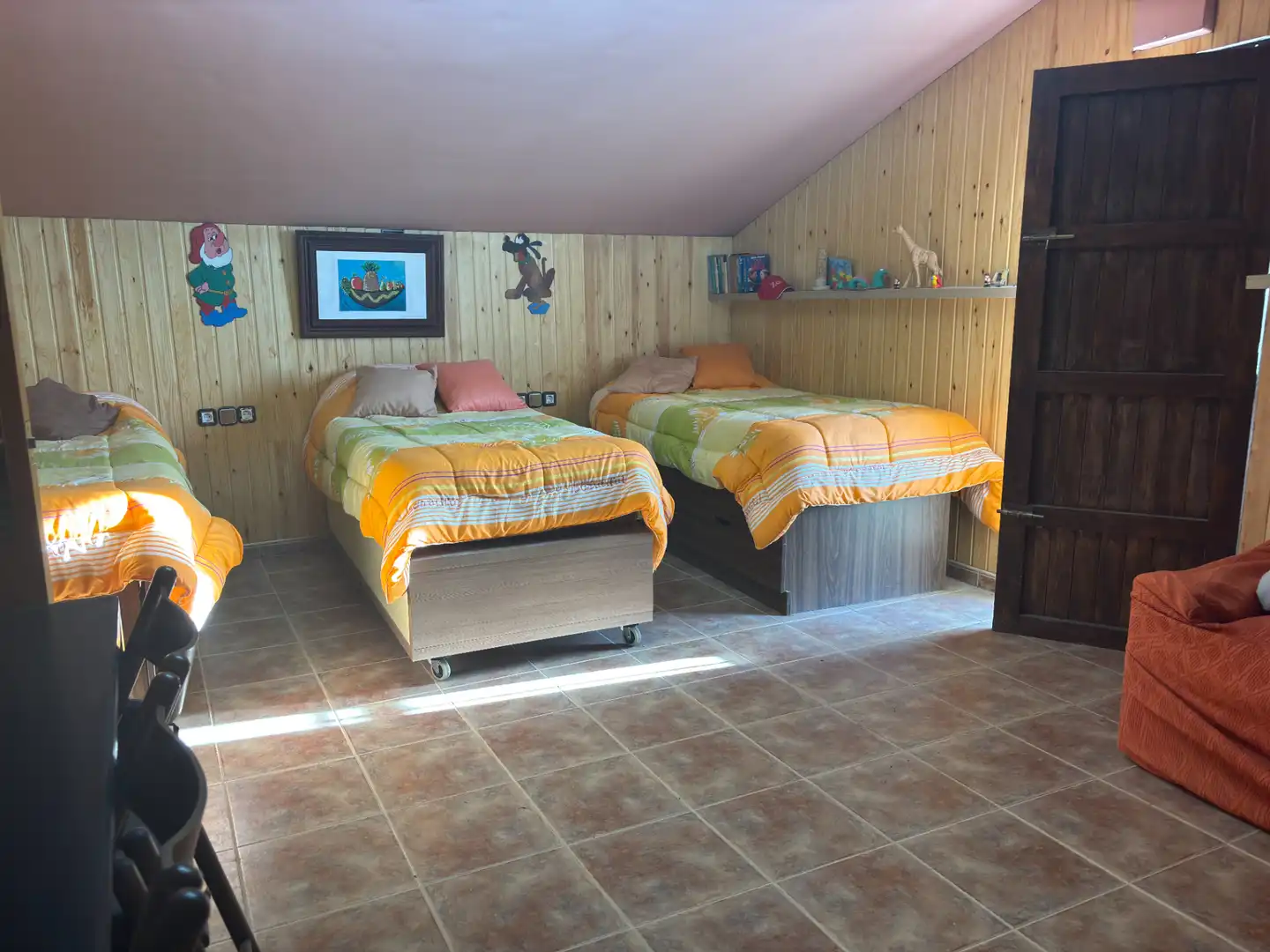 Schlafzimmer von Country house zum Verkauf in Flix mit Klimaanlage, Privatgarten und Schwimmbad
